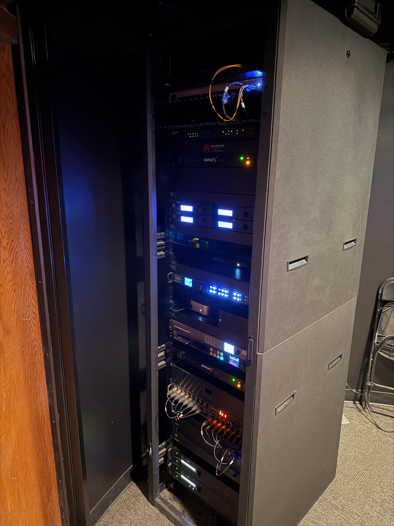 LED video wall installation