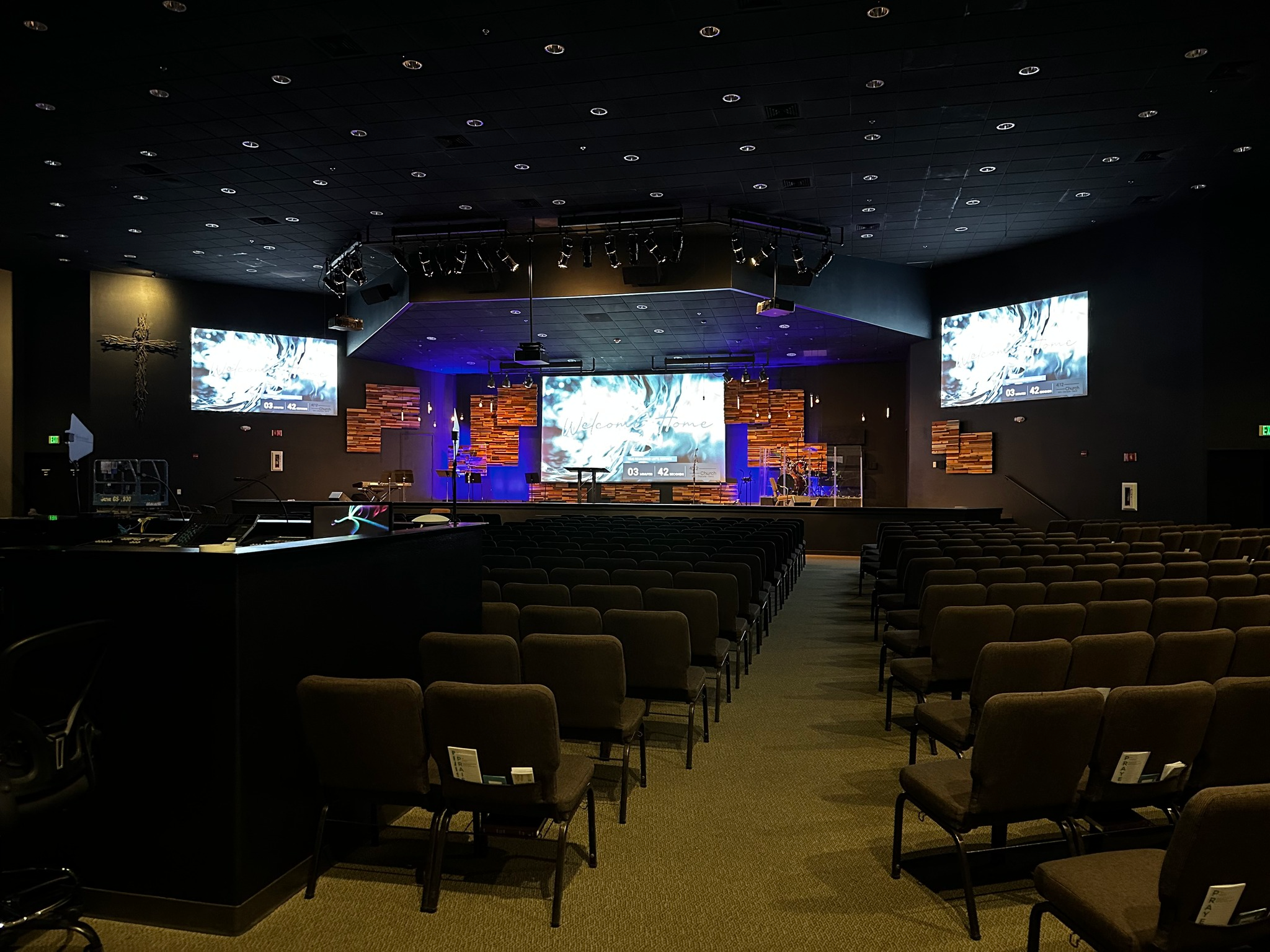 Professional church AVL installation